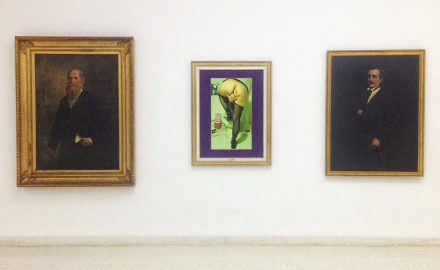 "Homenaje a Bataille, Belmer, Maruo" entre Arturo Michelena y Tovar y Tovar